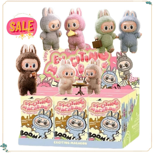 Labubu Style Doll - High Quality Blind Box Action Anime Figures Cute Mysterious Box Plush Vinyl Doll Keychain Decor Accessories Brithday Gifts